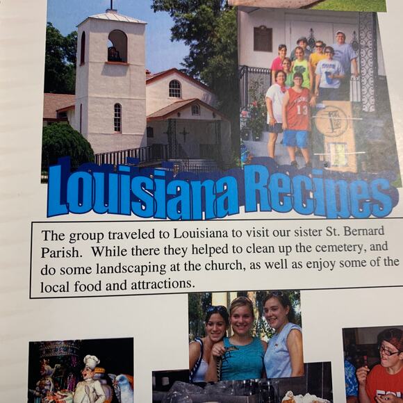 CYFC Cookbook Catholic Churches Kansas Louisiana 2009 various authors - Picture 4 of 13